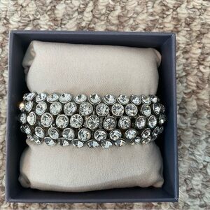 Woman’s Vintage Multi-Strand Crystal Stone Bracelet
